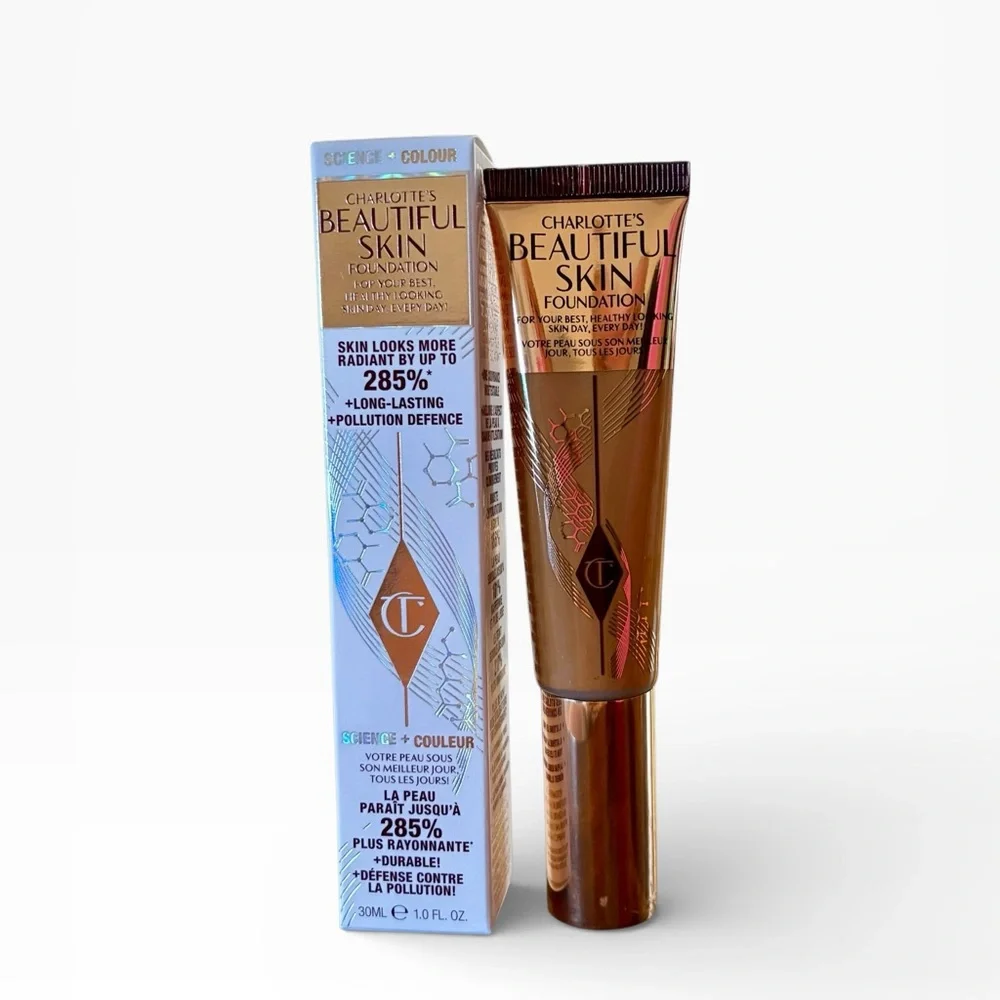 💎 Charlotte Tilbury Beautiful Skin Medium Coverage Liquid Foundation 13 Warm